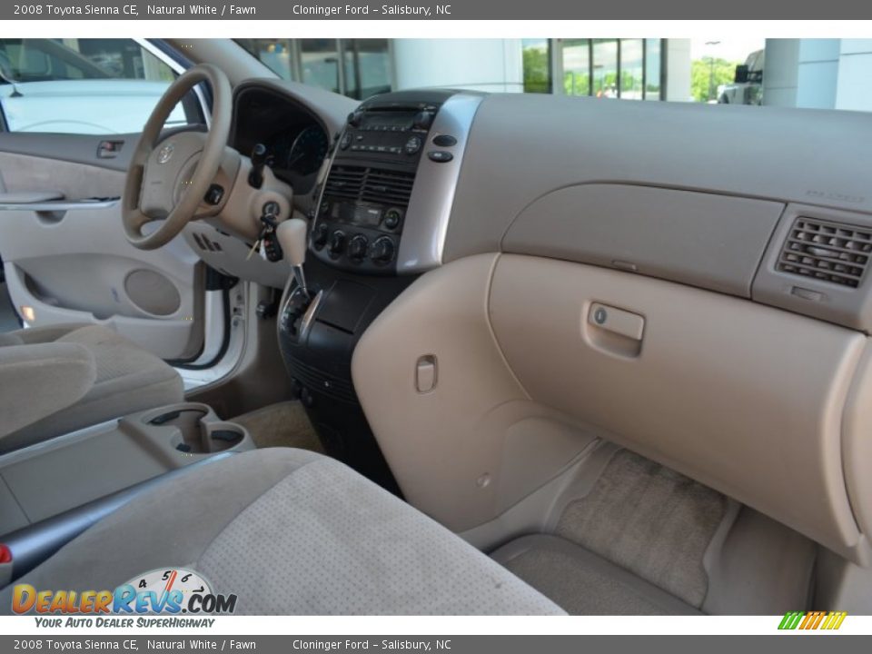 2008 Toyota Sienna CE Natural White / Fawn Photo #17