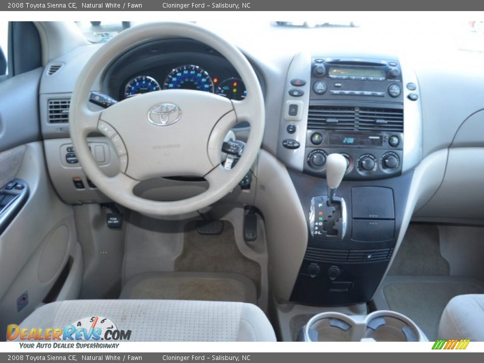 2008 Toyota Sienna CE Natural White / Fawn Photo #24