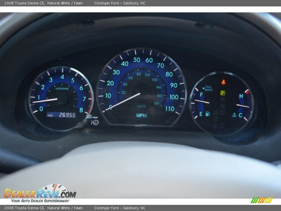 2008 Toyota Sienna CE Natural White / Fawn Photo #29
