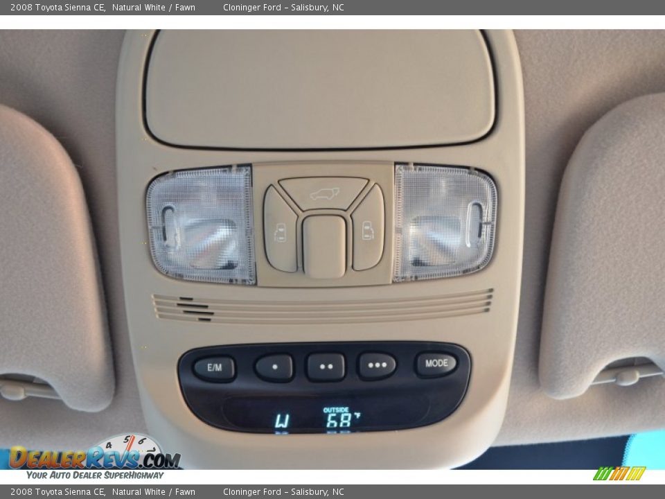2008 Toyota Sienna CE Natural White / Fawn Photo #33