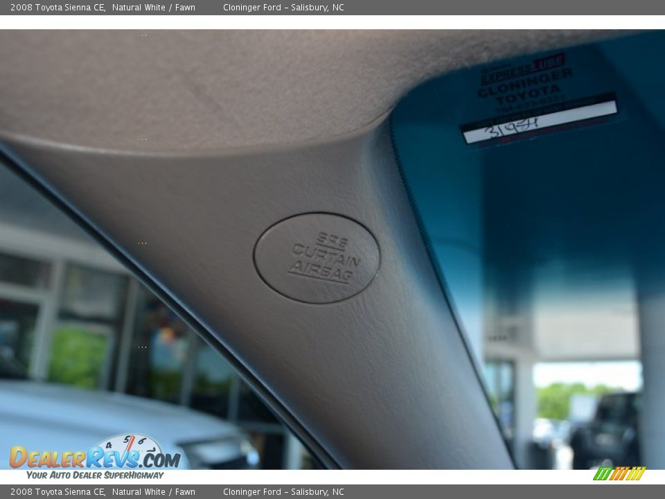 2008 Toyota Sienna CE Natural White / Fawn Photo #34