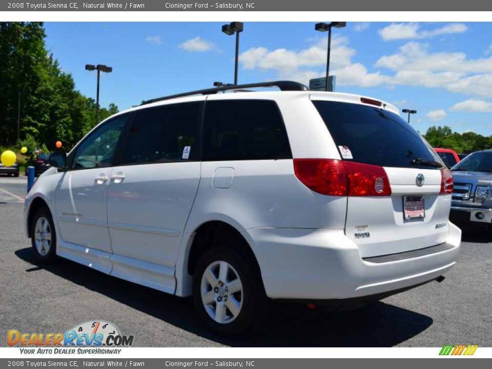 2008 Toyota Sienna CE Natural White / Fawn Photo #36