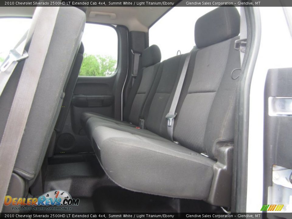 2010 Chevrolet Silverado 2500HD LT Extended Cab 4x4 Summit White / Light Titanium/Ebony Photo #9
