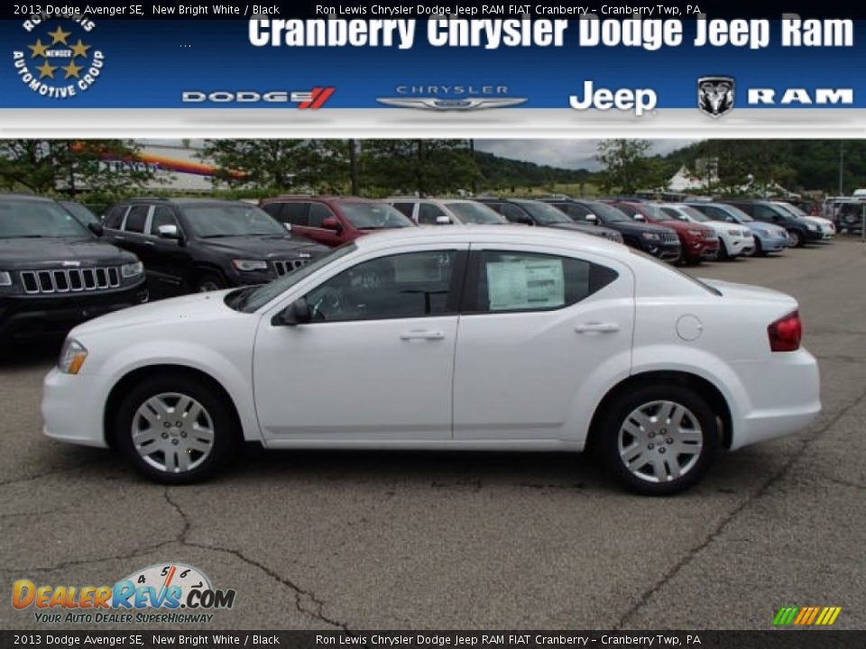 2013 Dodge Avenger SE New Bright White / Black Photo #1