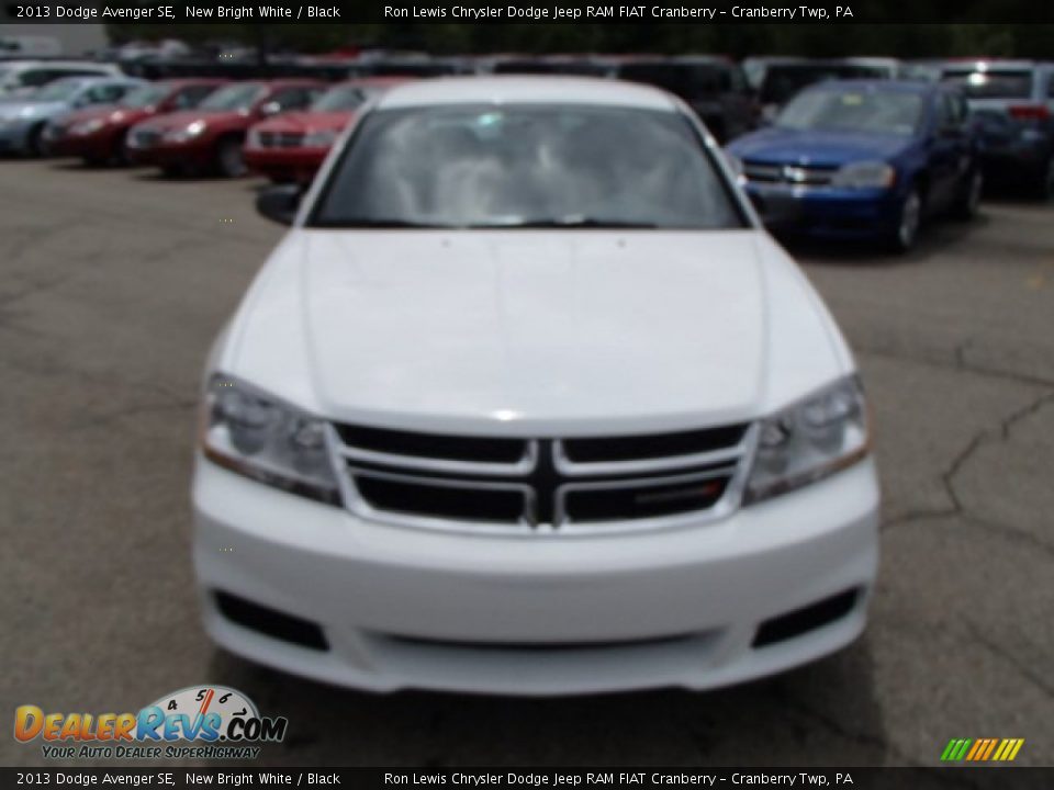 2013 Dodge Avenger SE New Bright White / Black Photo #3