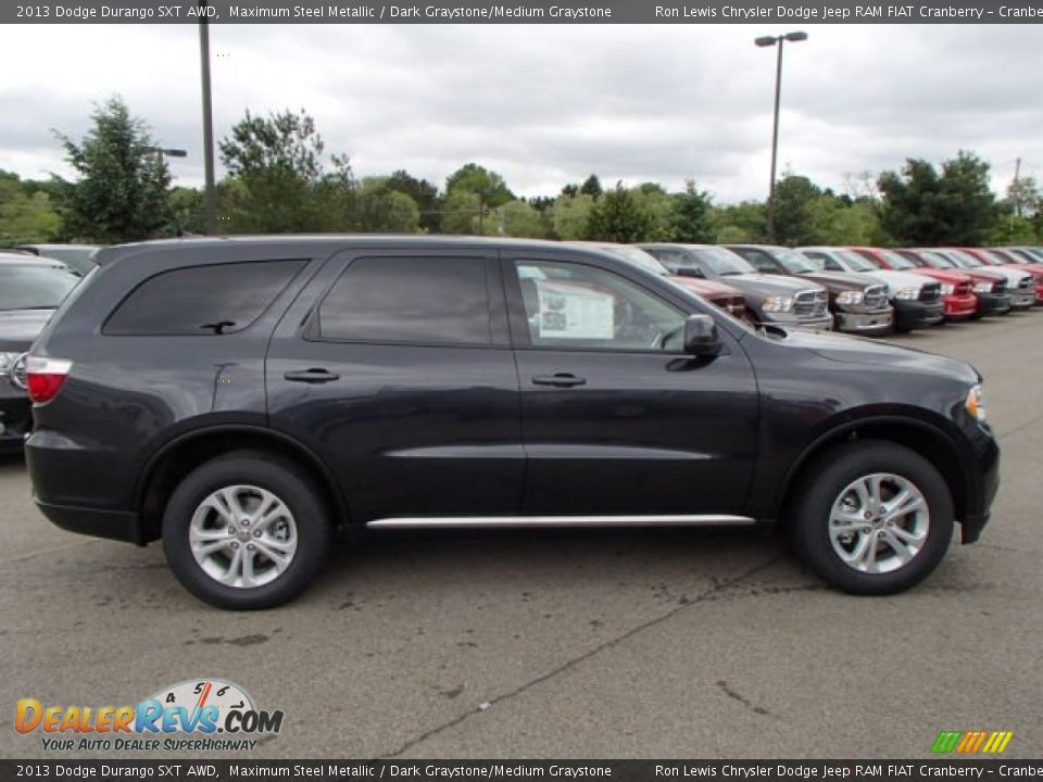 2013 Dodge Durango SXT AWD Maximum Steel Metallic / Dark Graystone/Medium Graystone Photo #5