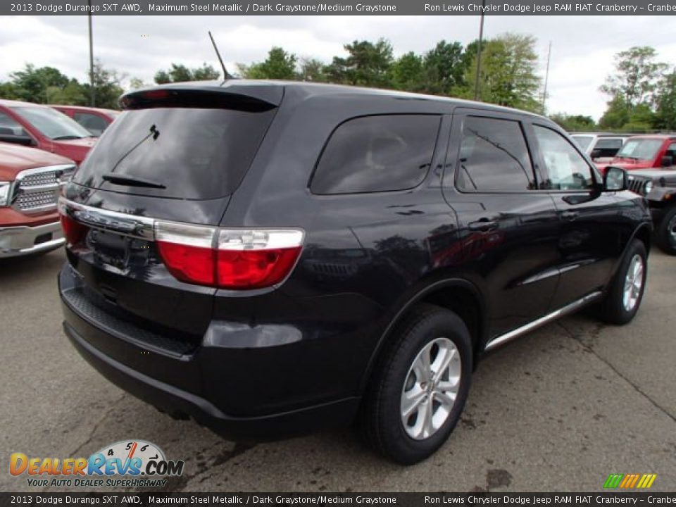 2013 Dodge Durango SXT AWD Maximum Steel Metallic / Dark Graystone/Medium Graystone Photo #6