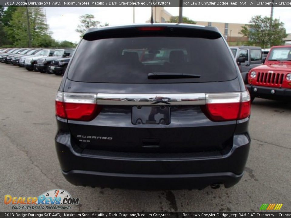 2013 Dodge Durango SXT AWD Maximum Steel Metallic / Dark Graystone/Medium Graystone Photo #7
