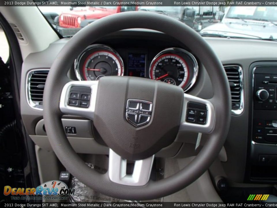 2013 Dodge Durango SXT AWD Maximum Steel Metallic / Dark Graystone/Medium Graystone Photo #19