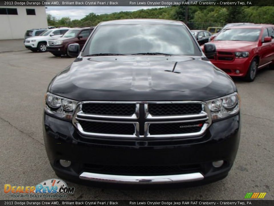 2013 Dodge Durango Crew AWD Brilliant Black Crystal Pearl / Black Photo #3