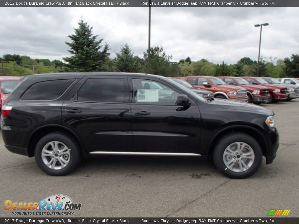 2013 Dodge Durango Crew AWD Brilliant Black Crystal Pearl / Black Photo #5