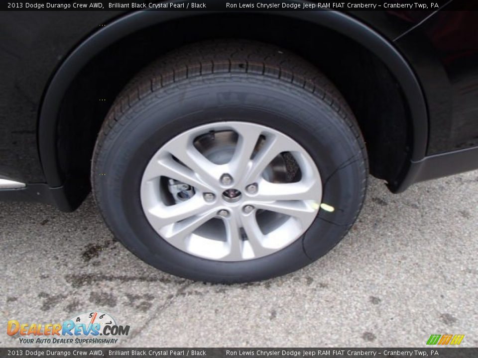 2013 Dodge Durango Crew AWD Brilliant Black Crystal Pearl / Black Photo #9
