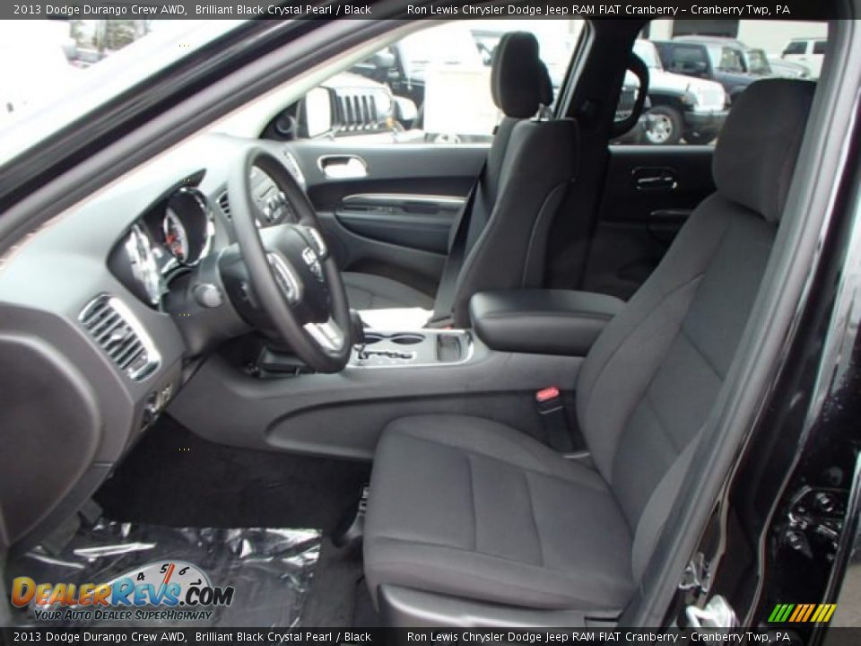 2013 Dodge Durango Crew AWD Brilliant Black Crystal Pearl / Black Photo #11