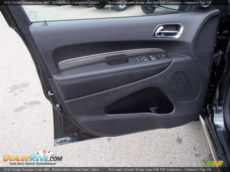 2013 Dodge Durango Crew AWD Brilliant Black Crystal Pearl / Black Photo #12
