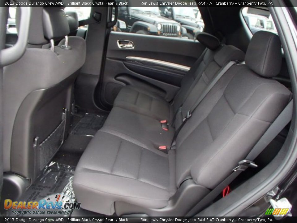 2013 Dodge Durango Crew AWD Brilliant Black Crystal Pearl / Black Photo #13
