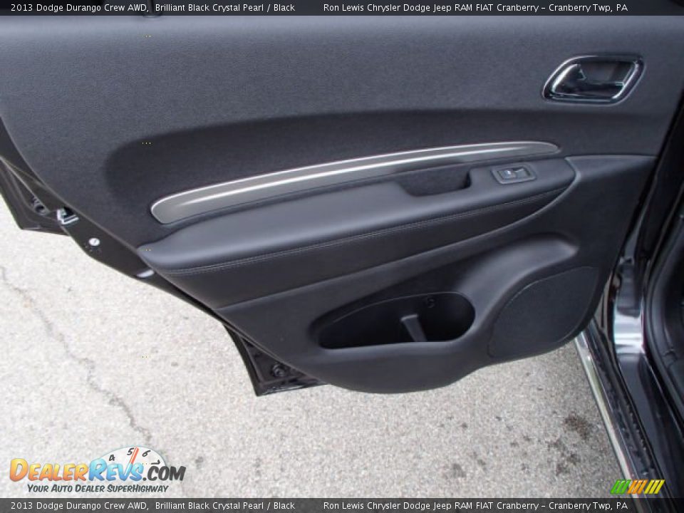 2013 Dodge Durango Crew AWD Brilliant Black Crystal Pearl / Black Photo #14