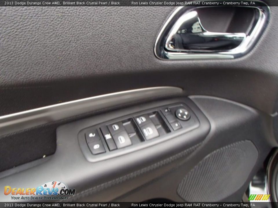 2013 Dodge Durango Crew AWD Brilliant Black Crystal Pearl / Black Photo #16