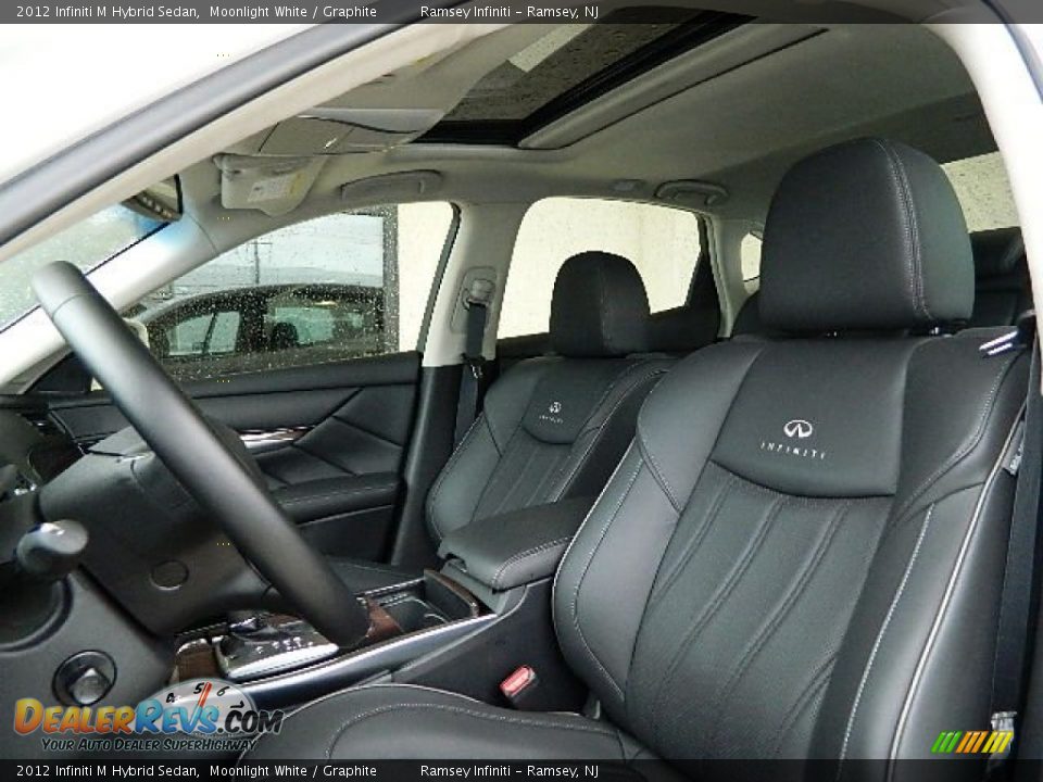 Front Seat of 2012 Infiniti M Hybrid Sedan Photo #9