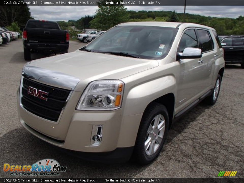 2013 GMC Terrain SLE Champagne Silver Metallic / Jet Black Photo #2