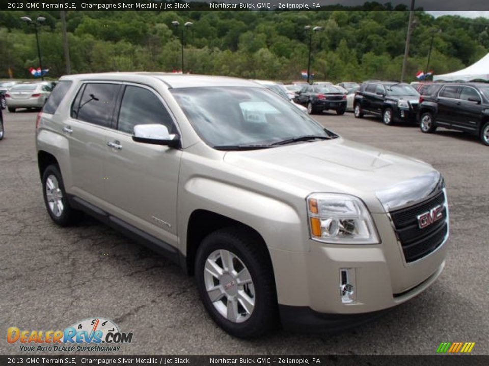 2013 GMC Terrain SLE Champagne Silver Metallic / Jet Black Photo #4