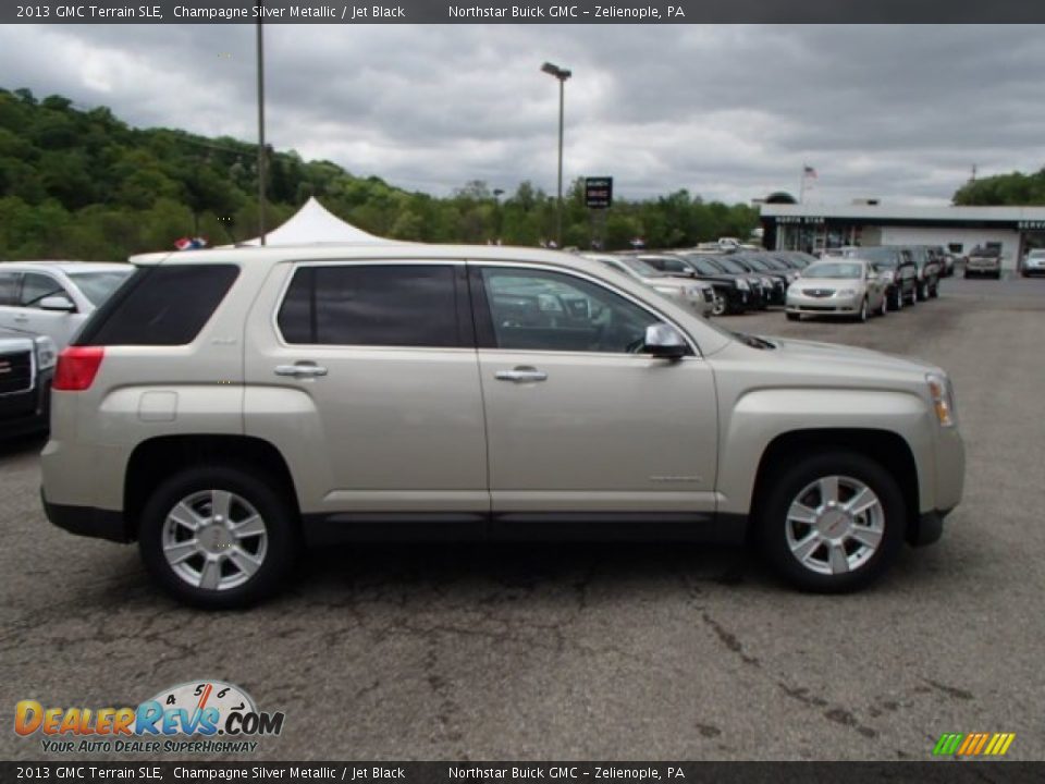 2013 GMC Terrain SLE Champagne Silver Metallic / Jet Black Photo #5