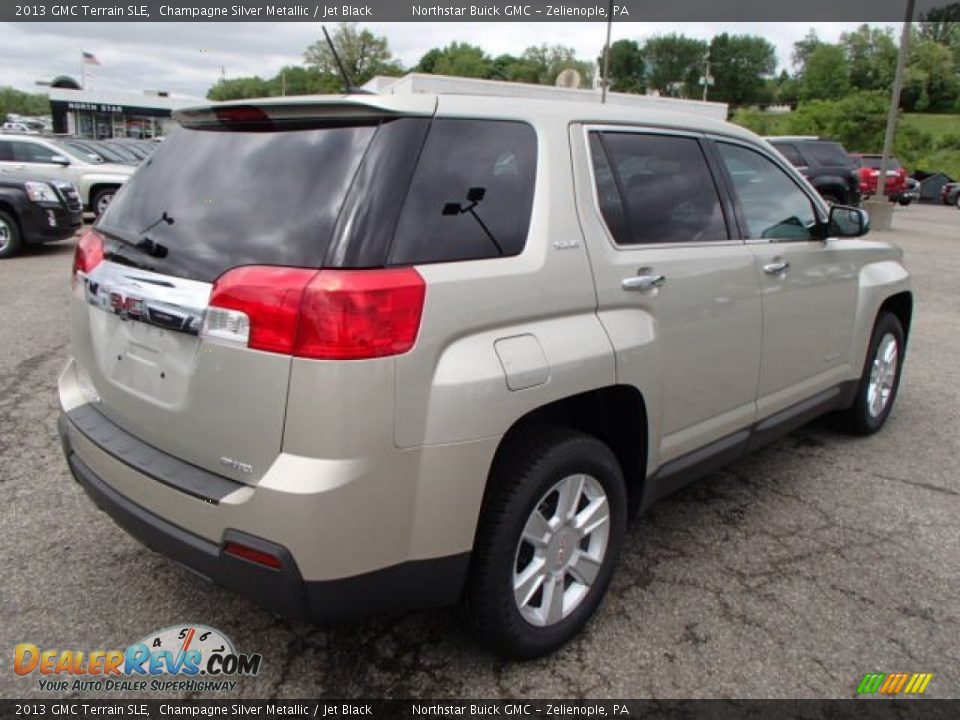 2013 GMC Terrain SLE Champagne Silver Metallic / Jet Black Photo #6