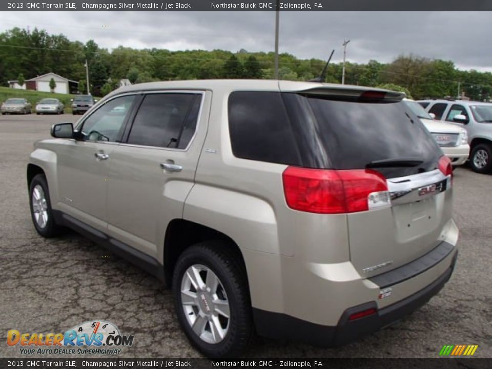 2013 GMC Terrain SLE Champagne Silver Metallic / Jet Black Photo #8