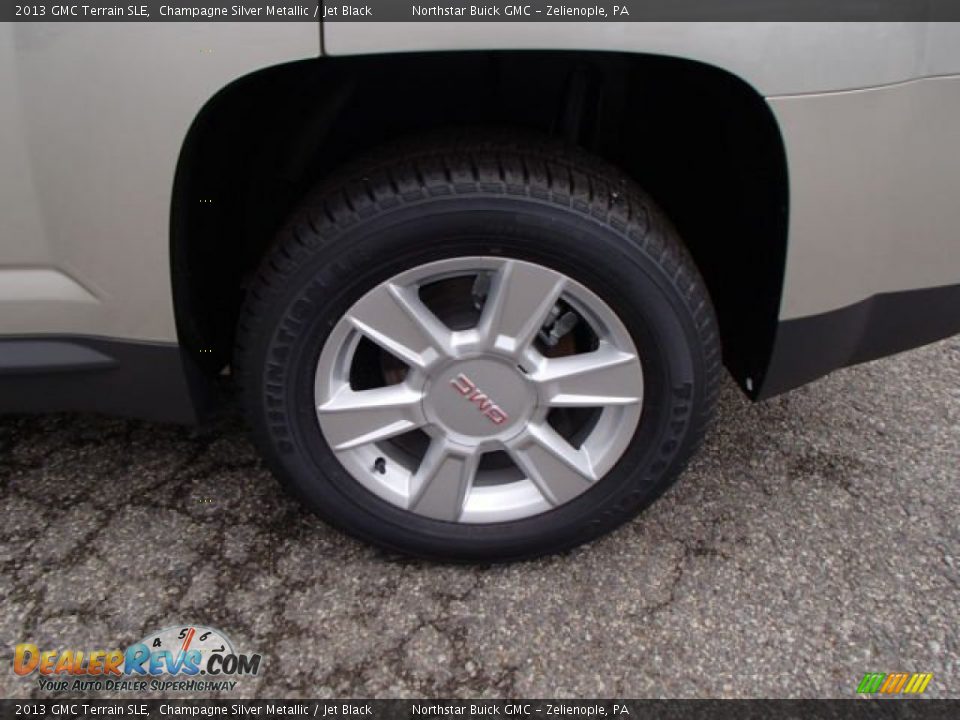 2013 GMC Terrain SLE Champagne Silver Metallic / Jet Black Photo #9