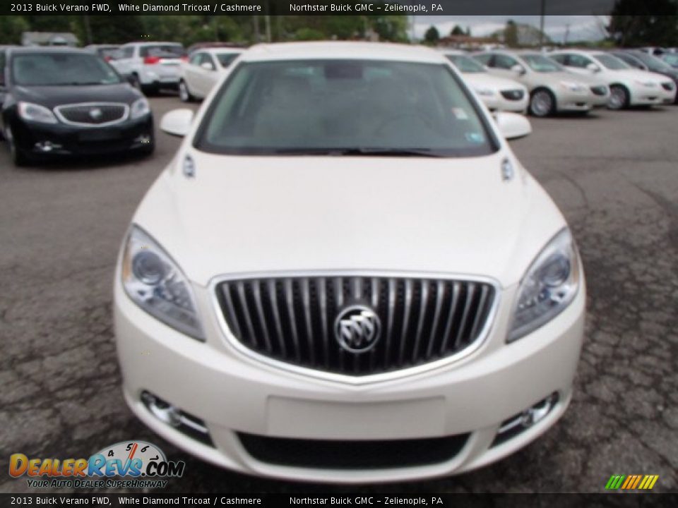 2013 Buick Verano FWD White Diamond Tricoat / Cashmere Photo #3