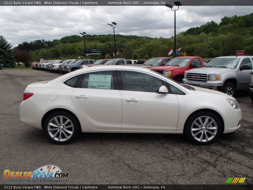 2013 Buick Verano FWD White Diamond Tricoat / Cashmere Photo #5