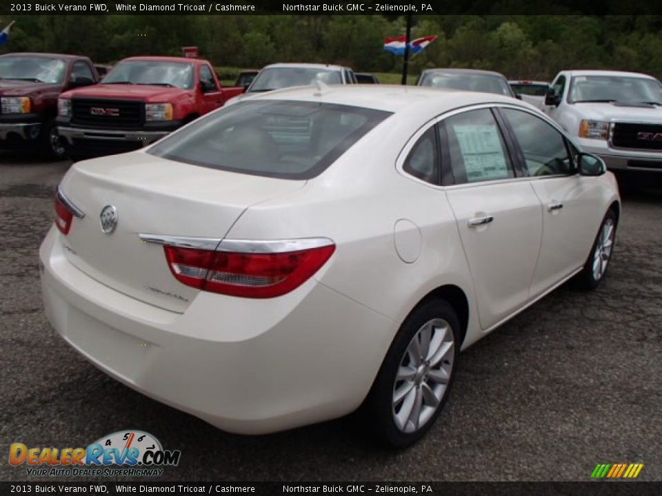 2013 Buick Verano FWD White Diamond Tricoat / Cashmere Photo #6