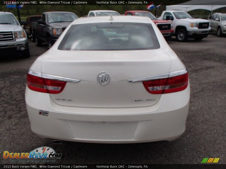 2013 Buick Verano FWD White Diamond Tricoat / Cashmere Photo #7