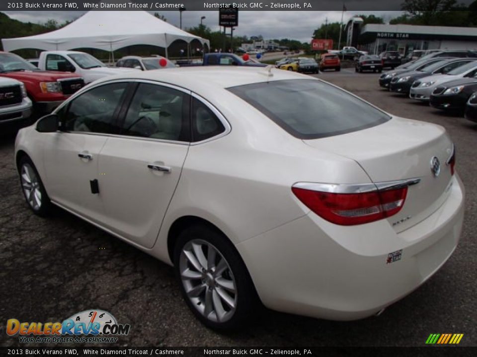 2013 Buick Verano FWD White Diamond Tricoat / Cashmere Photo #8