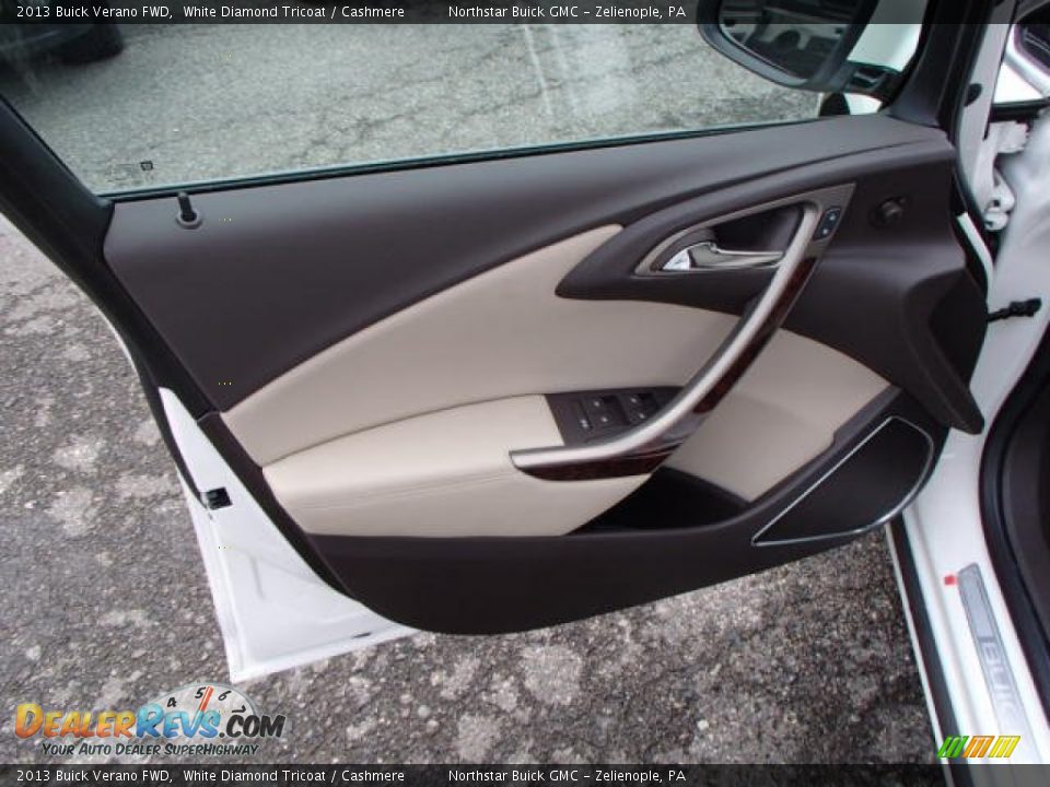 2013 Buick Verano FWD White Diamond Tricoat / Cashmere Photo #12