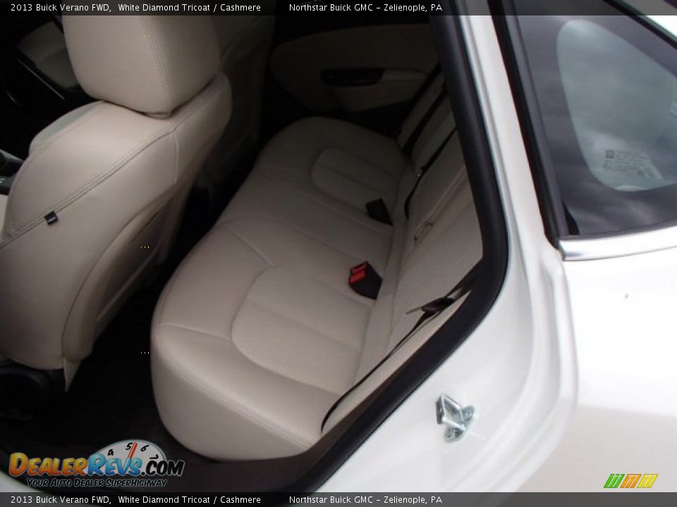 2013 Buick Verano FWD White Diamond Tricoat / Cashmere Photo #13