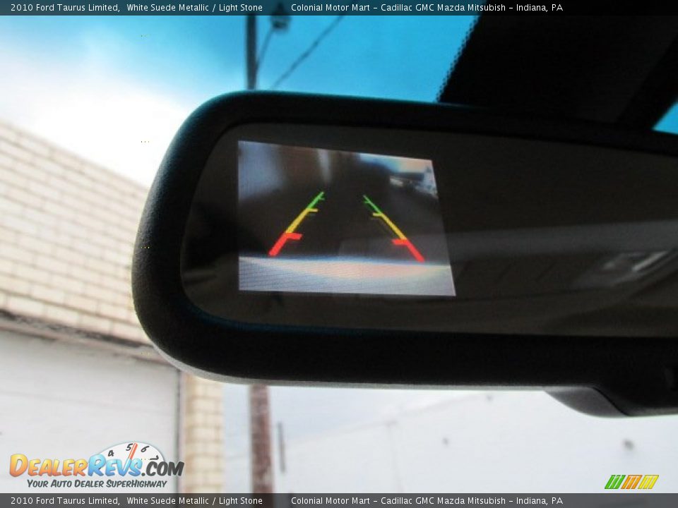 2010 Ford Taurus Limited White Suede Metallic / Light Stone Photo #18