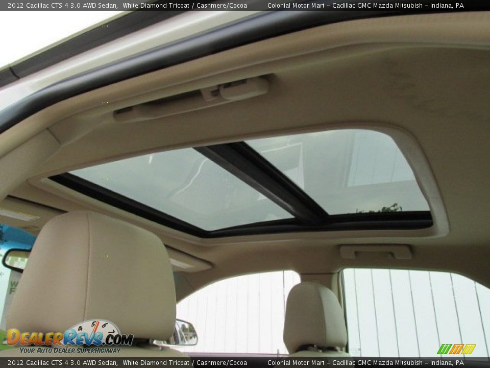 Sunroof of 2012 Cadillac CTS 4 3.0 AWD Sedan Photo #9