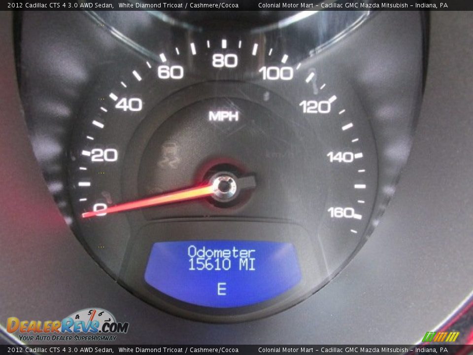 2012 Cadillac CTS 4 3.0 AWD Sedan White Diamond Tricoat / Cashmere/Cocoa Photo #20
