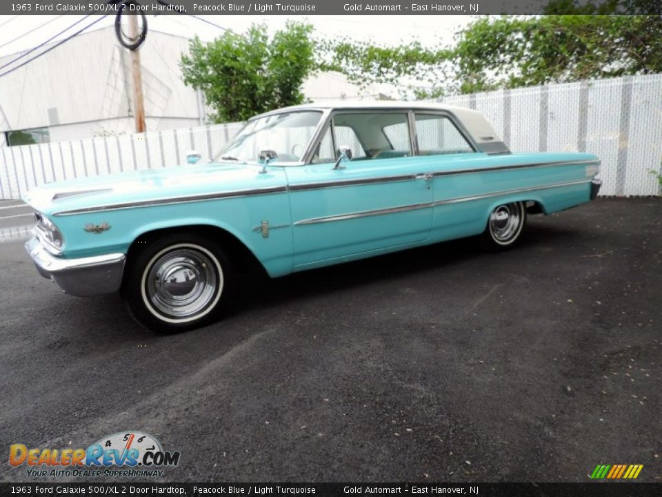 Peacock Blue 1963 Ford Galaxie 500/XL 2 Door Hardtop Photo #4