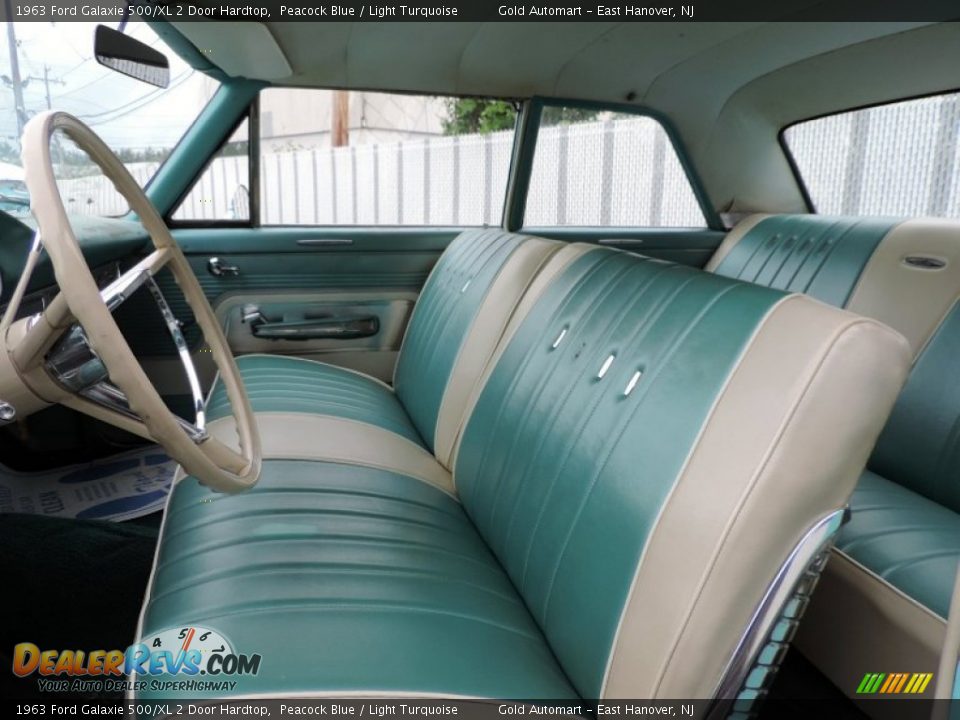 Light Turquoise Interior - 1963 Ford Galaxie 500/XL 2 Door Hardtop Photo #5