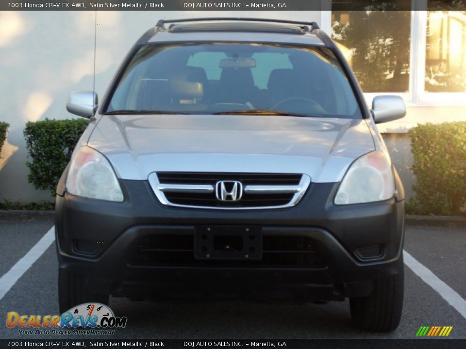 2003 Honda CR-V EX 4WD Satin Silver Metallic / Black Photo #5