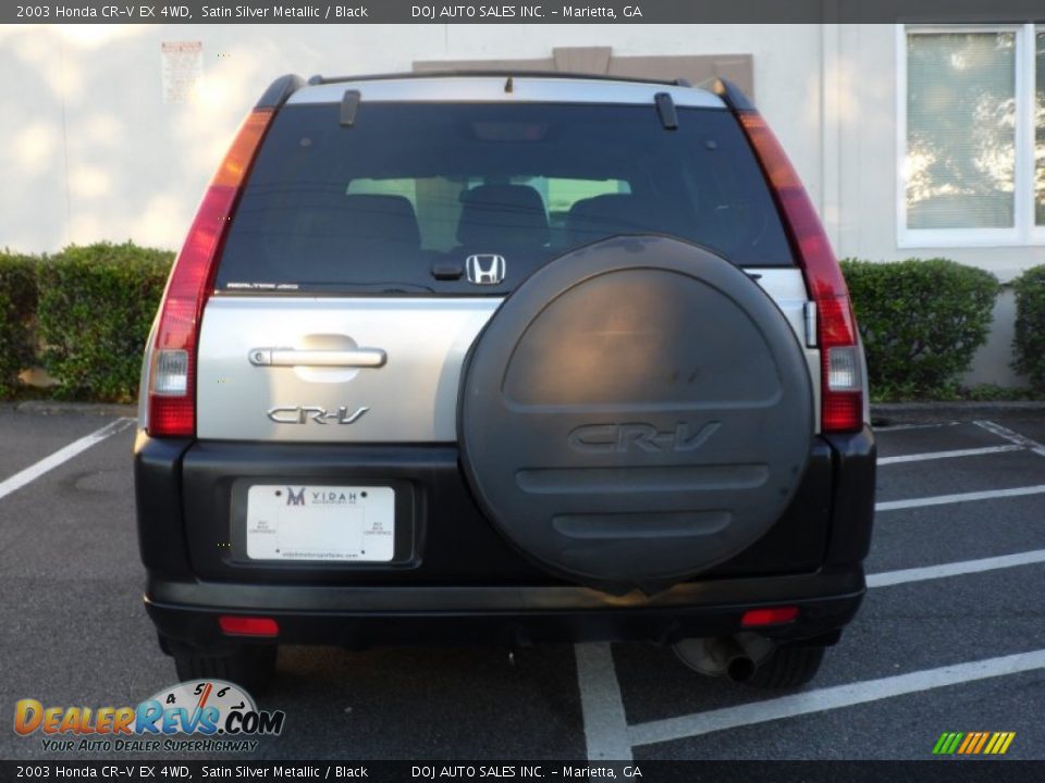 2003 Honda CR-V EX 4WD Satin Silver Metallic / Black Photo #8