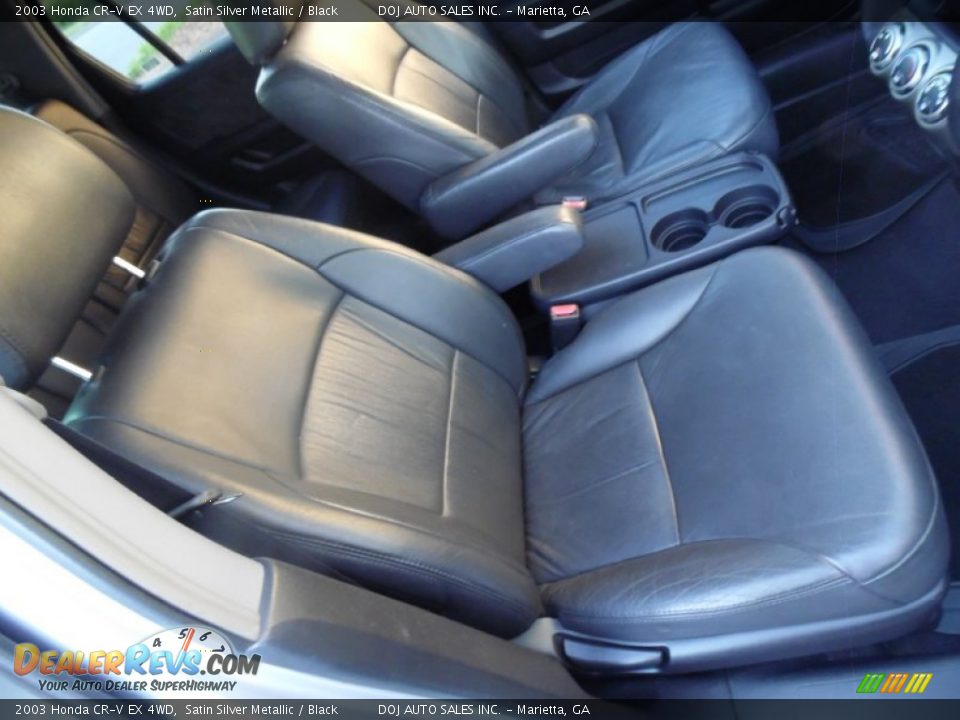 2003 Honda CR-V EX 4WD Satin Silver Metallic / Black Photo #13