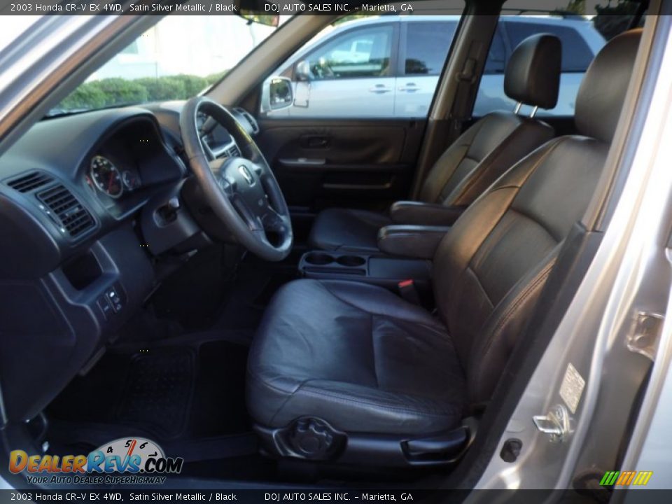 2003 Honda CR-V EX 4WD Satin Silver Metallic / Black Photo #15