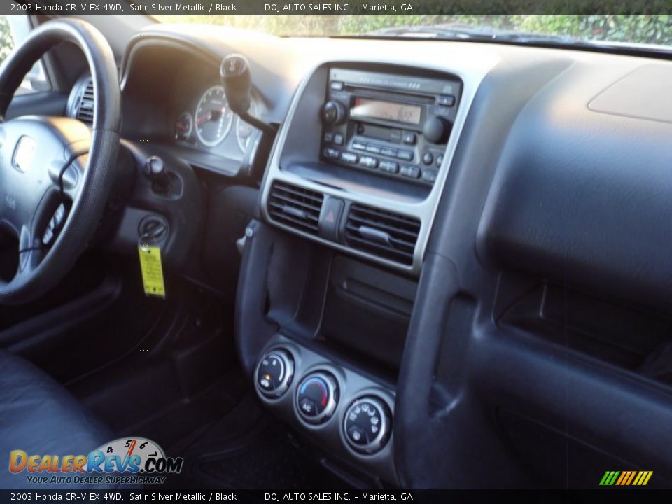 2003 Honda CR-V EX 4WD Satin Silver Metallic / Black Photo #17
