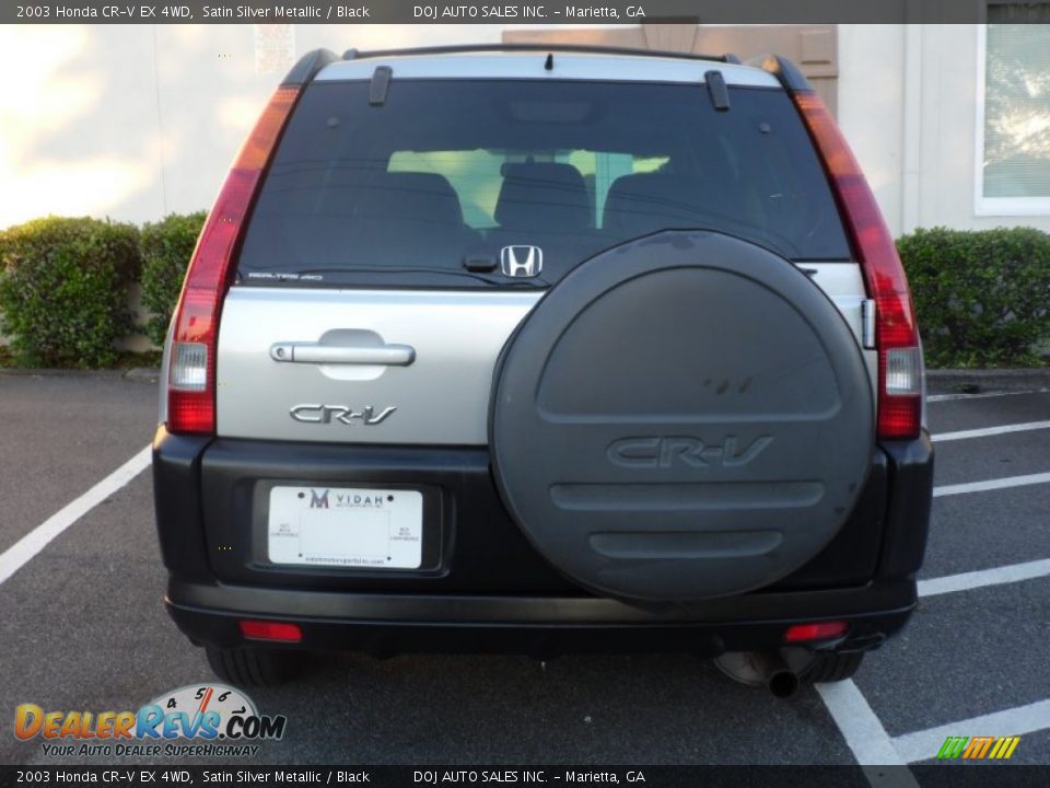 2003 Honda CR-V EX 4WD Satin Silver Metallic / Black Photo #20