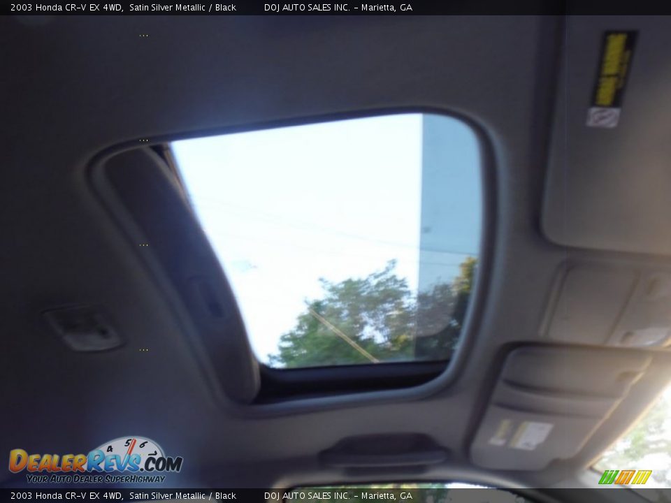 2003 Honda CR-V EX 4WD Satin Silver Metallic / Black Photo #21