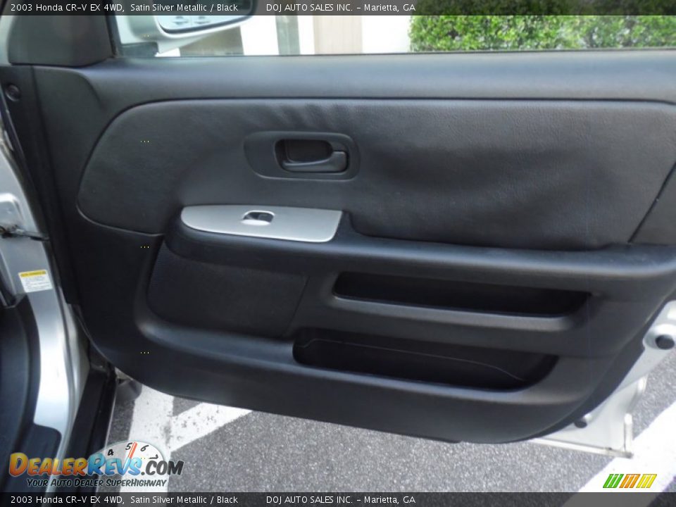 2003 Honda CR-V EX 4WD Satin Silver Metallic / Black Photo #23