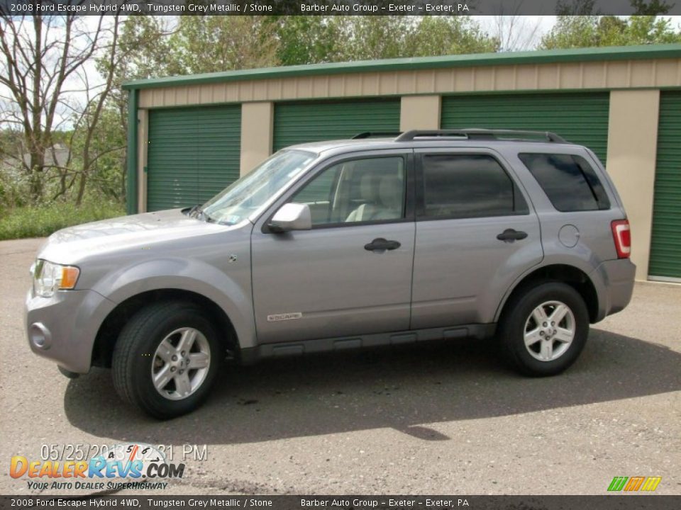 2008 Ford Escape Hybrid 4WD Tungsten Grey Metallic / Stone Photo #1