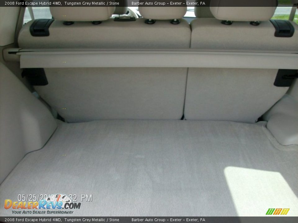 2008 Ford Escape Hybrid 4WD Tungsten Grey Metallic / Stone Photo #7